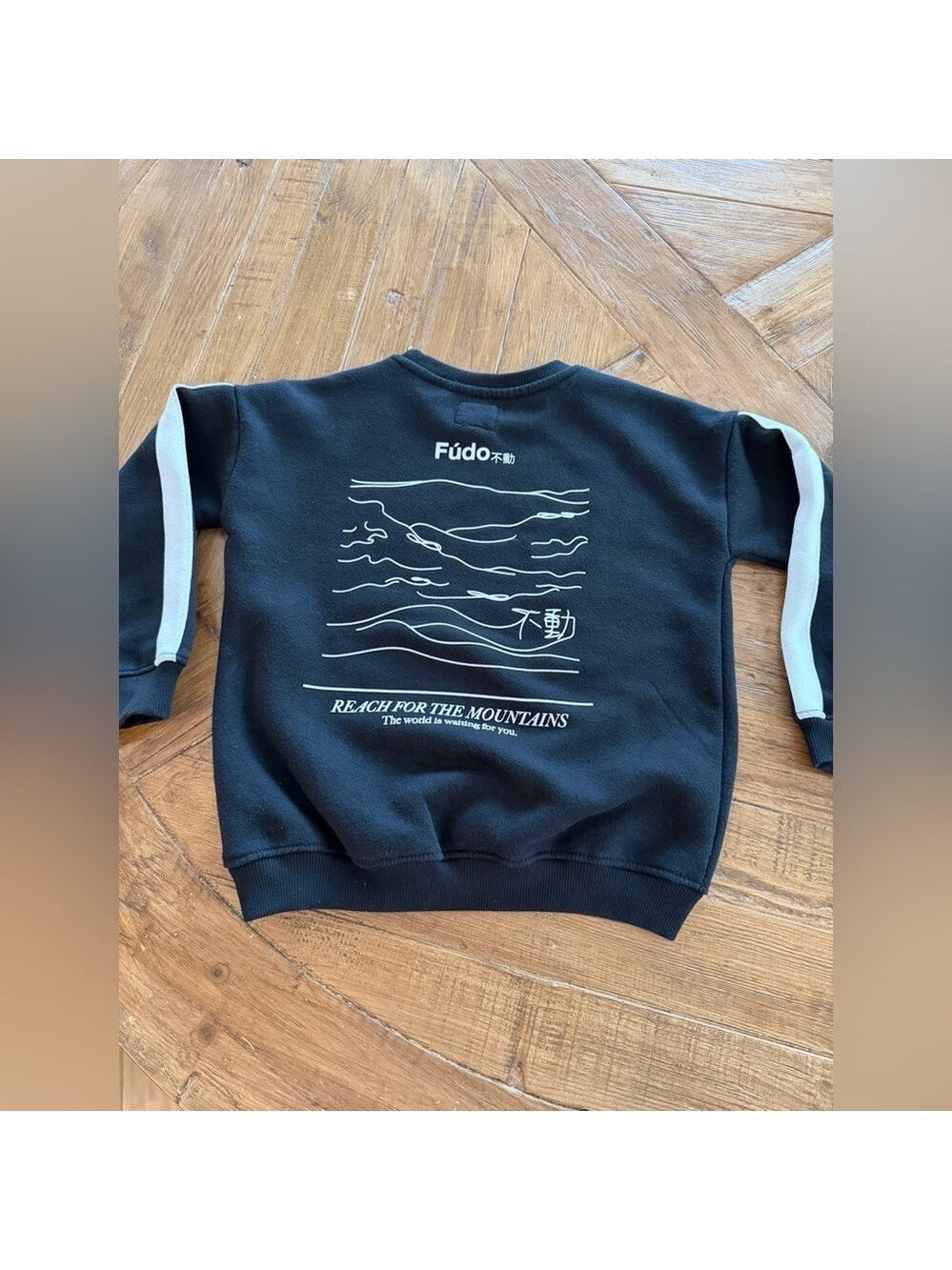 Boys Fudo pullover - size 7 / Weekends are for Adventure / mountain lovers